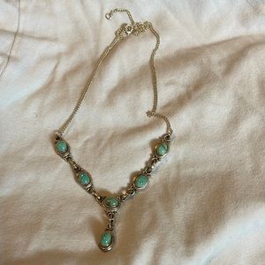 Turquoise jewelry necklace